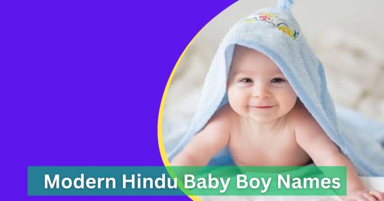 Modern Hindu Baby Boy Names